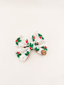 'white mistletoe magic' bow