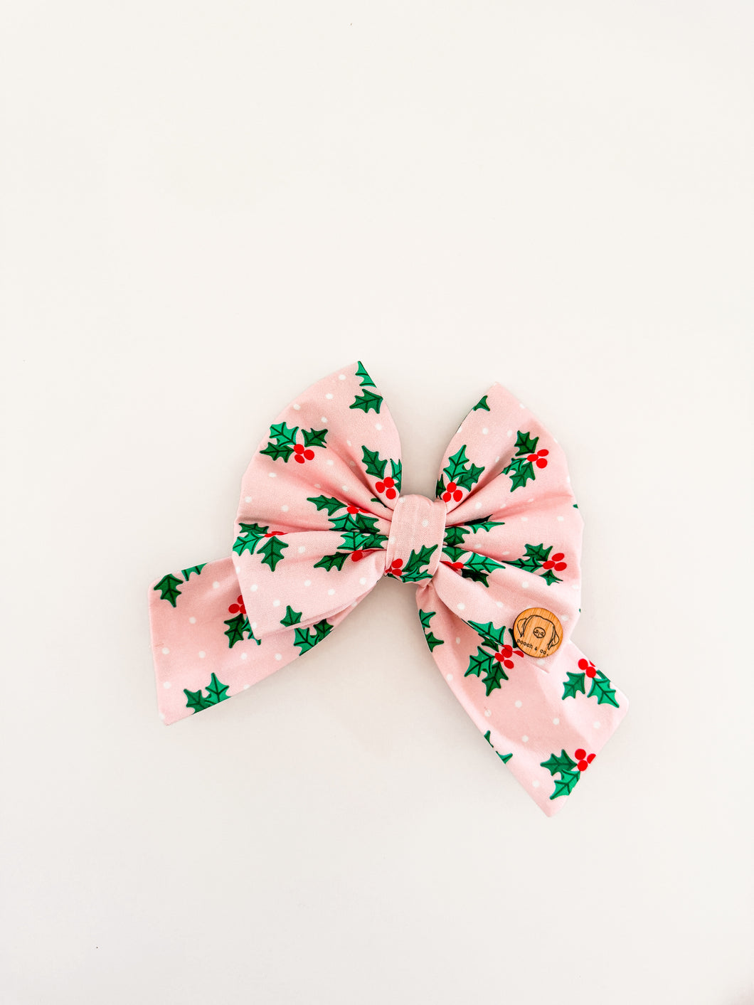 'pink mistletoe magic' sailor bow