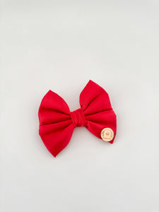 'luxe cherry' bow