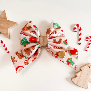 'santa's workshop' sailor bow