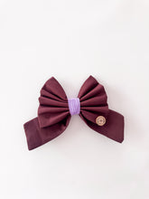 Load image into Gallery viewer, 'wisteria' sailor bow
