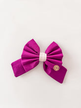 Load image into Gallery viewer, 'boysenberry' sailor bow
