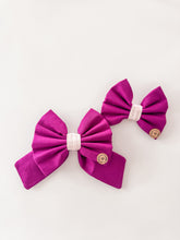 Load image into Gallery viewer, 'boysenberry' sailor bow
