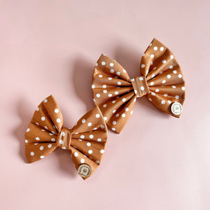 'caramel' bow