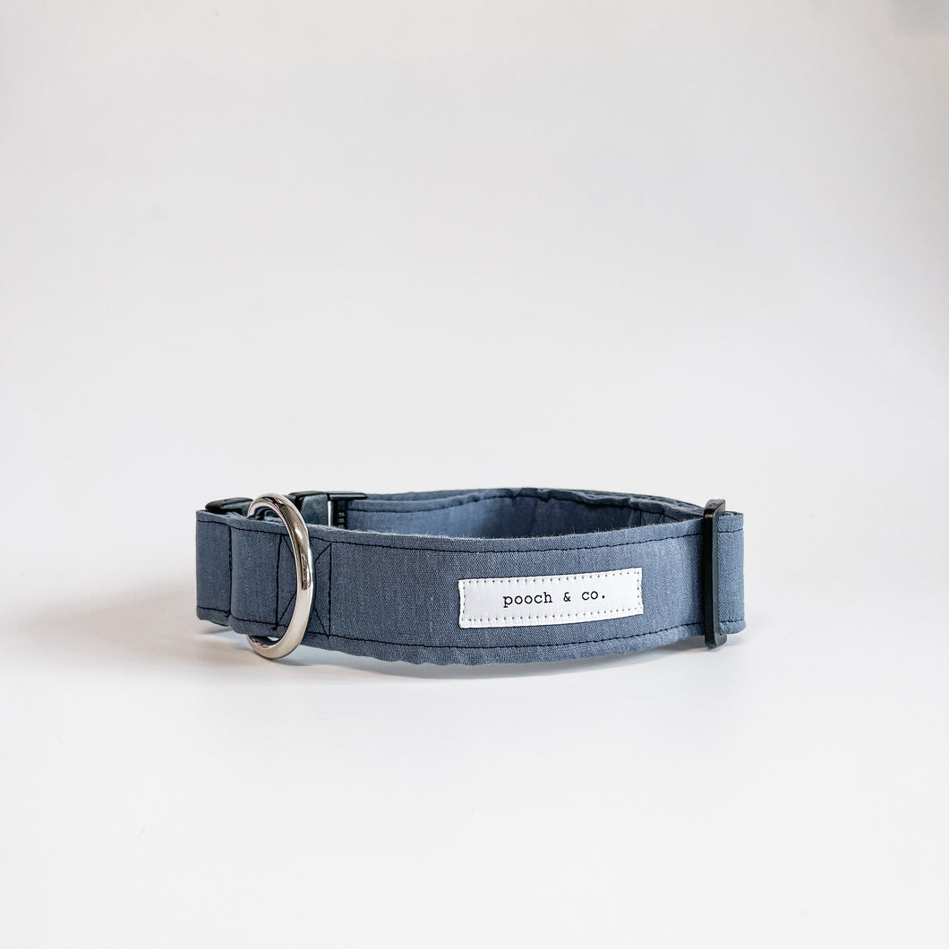 'navy' WIDE collar