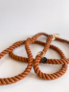 'copper' rope lead