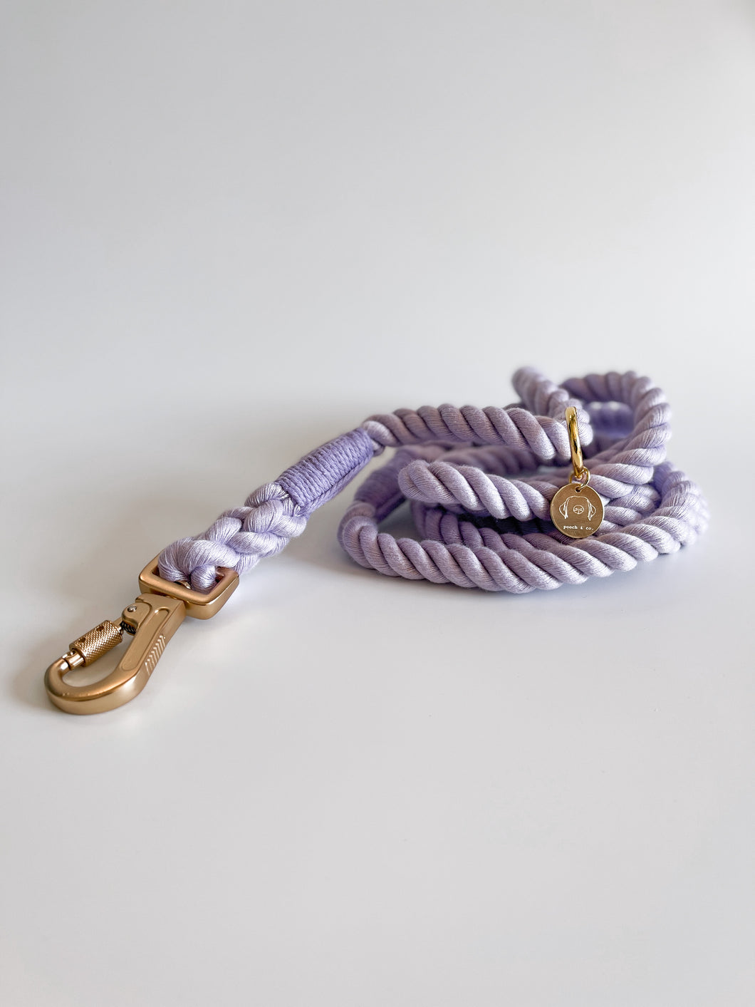 'lavender' rope lead