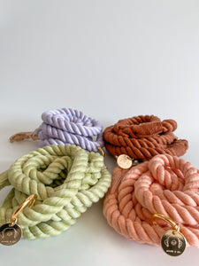 'lavender' rope lead