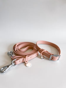 'blush' biothane collar