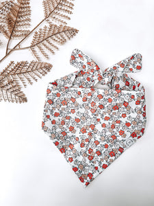 'christmas florals' bandana