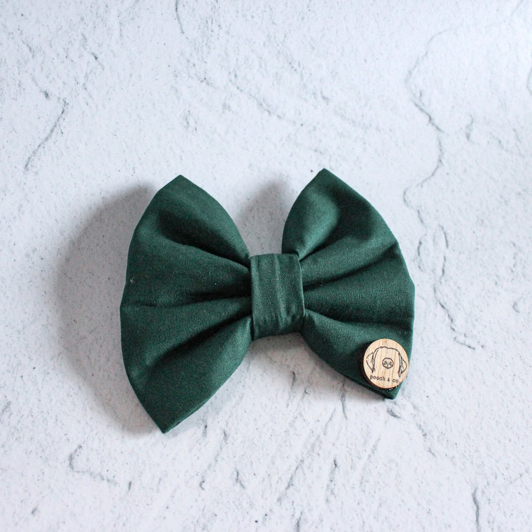 'emerald' petite bow