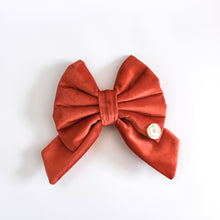 Load image into Gallery viewer, &#39;burnt orange&#39; sailor bow
