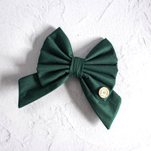 Load image into Gallery viewer, &#39;emerald&#39; sailor bow
