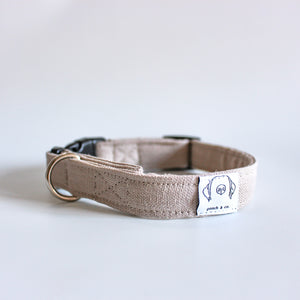 'beige' puppy collar