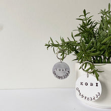 Load image into Gallery viewer, handstamped ID tags

