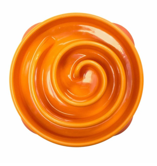 Fun Feeder Bowl by Outward Hound (Orange)