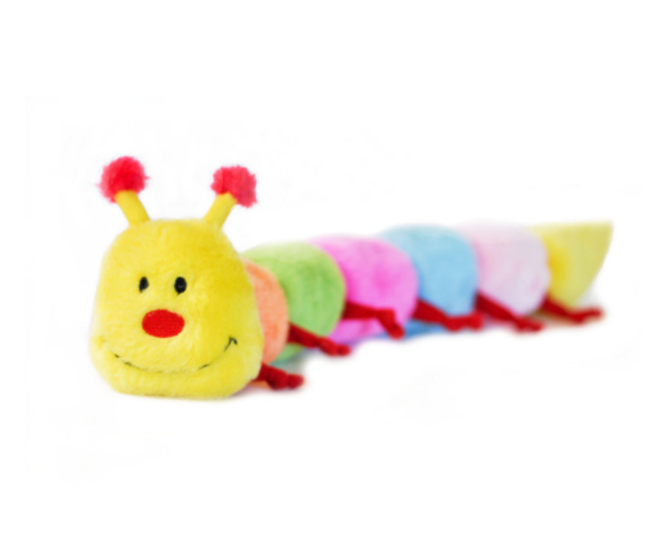 Zippy Caterpillar w/ Squeakers by Zippy Paws